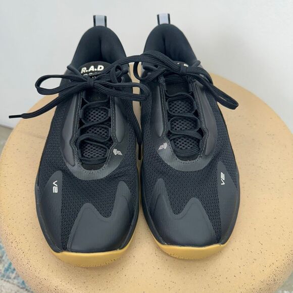 R.A.D One V2 Unisex Black and Gum Performance Gym Training Competition Shoe - Picture 5 of 13